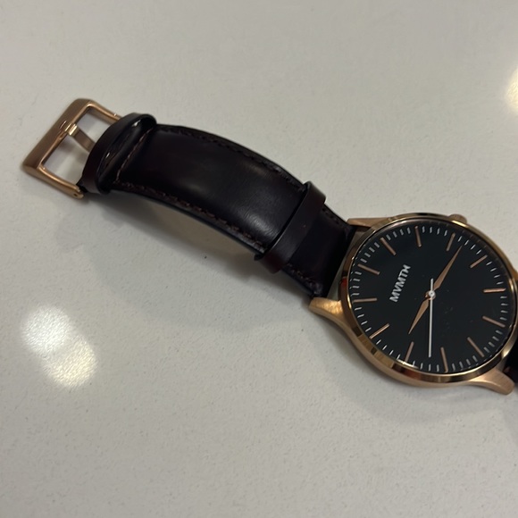 MVMT 40 Series Brown Leather Men's Slim Watch - Picture 5 of 9